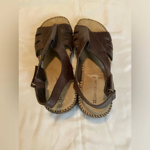Naturalizer Leather Women’s Sandals Sz 8W - Picture 9 of 9